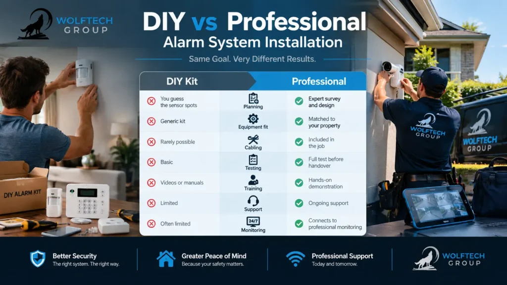 DIY vs Professional Alarm System Installation