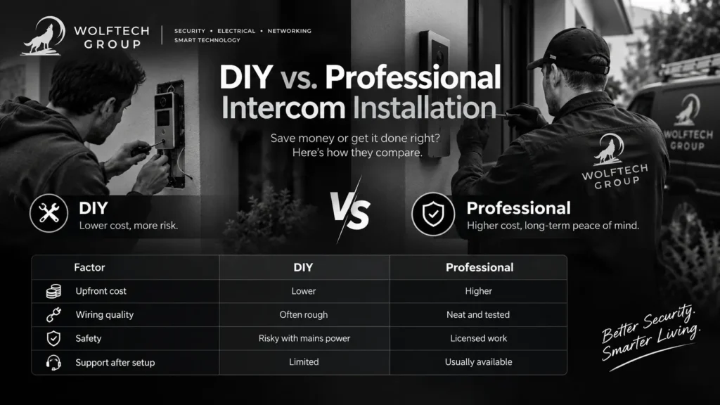 DIY vs. Professional Intercom Installation