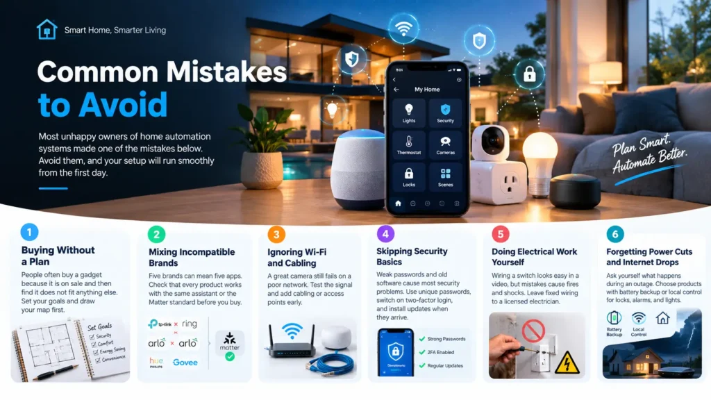 Home Automation Mistakes to Avoid