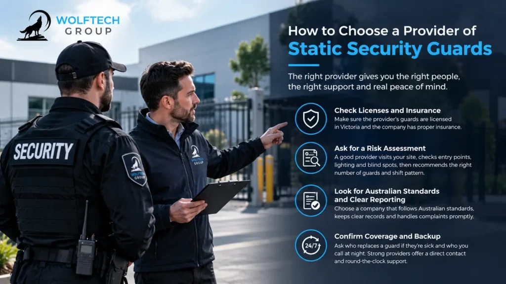 How to Choose a Provider of Static Security Guards