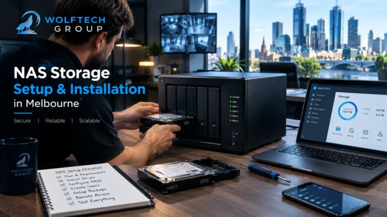 NAS Storage Setup & Installation in Melbourne | Wolftech Group